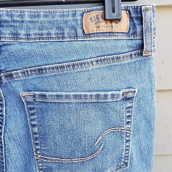 Signature Levi's Modern Skinny Jeans Size 10/lg - Picture 7 of 9